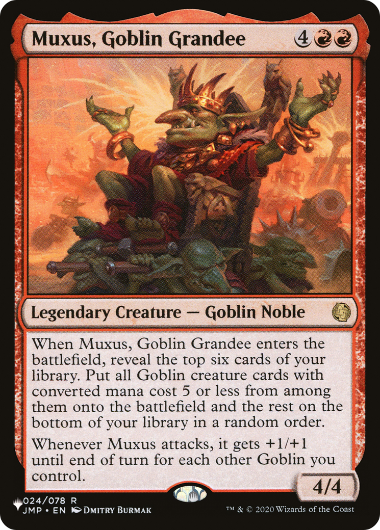 Muxus, Goblin Grandee [The List Reprints] | Exor Games New Glasgow