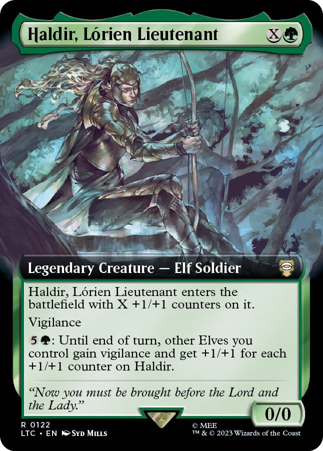 Haldir, Lorien Lieutenant (Extended Art) [The Lord of the Rings: Tales of Middle-Earth Commander] | Exor Games New Glasgow