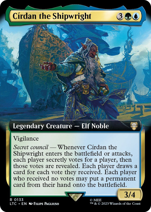 Cirdan the Shipwright (Extended Art) [The Lord of the Rings: Tales of Middle-Earth Commander] | Exor Games New Glasgow