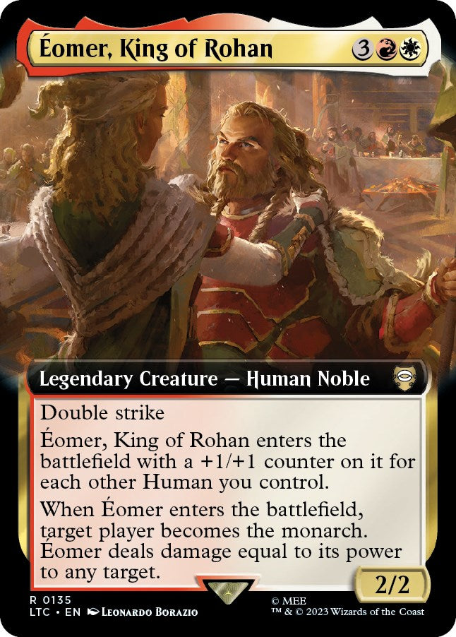 Eomer, King of Rohan (Extended Art) [The Lord of the Rings: Tales of Middle-Earth Commander] | Exor Games New Glasgow