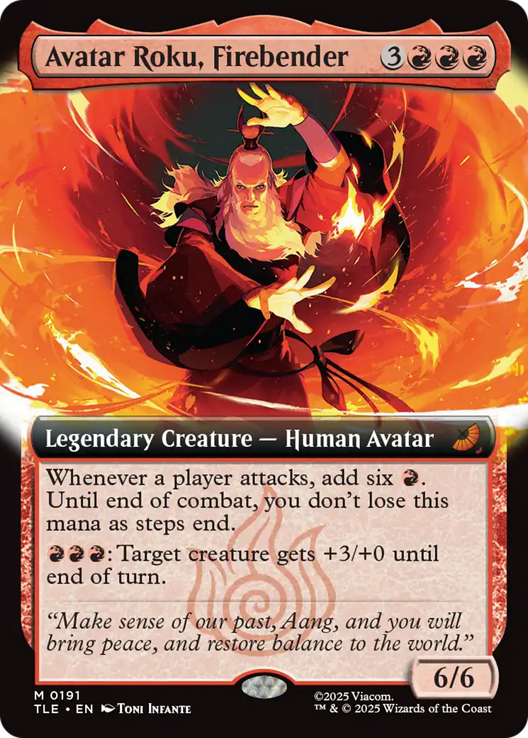 Avatar Roku, Firebender (Extended Art) [Avatar: The Last Airbender: Eternal-Legal] | Exor Games New Glasgow