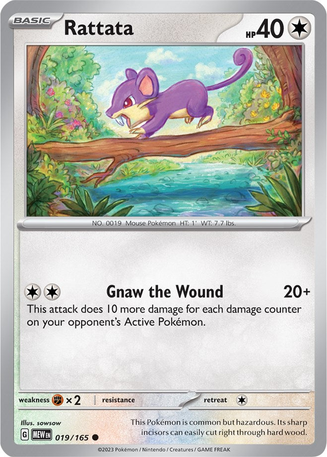 Rattata (019/165) [Scarlet & Violet: 151] | Exor Games New Glasgow