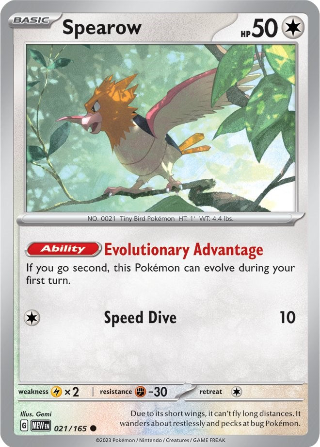 Spearow (021/165) [Scarlet & Violet 151] | Exor Games New Glasgow