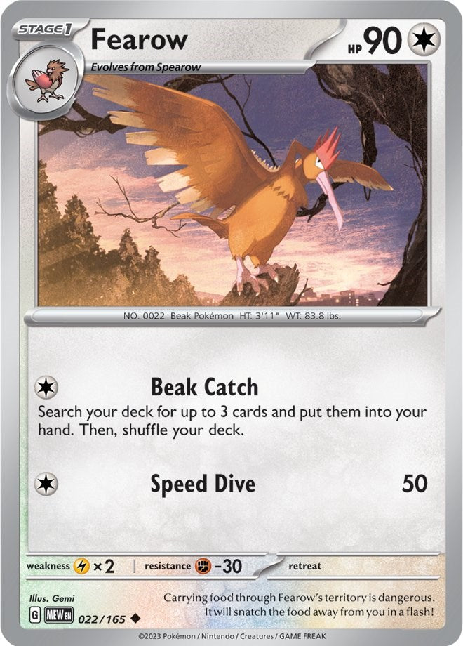 Fearow (022/165) [Scarlet & Violet 151] | Exor Games New Glasgow