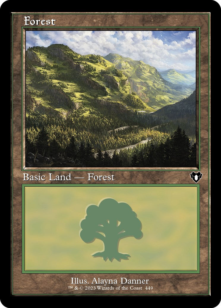 Forest (449) (Retro) [Commander Masters] | Exor Games New Glasgow