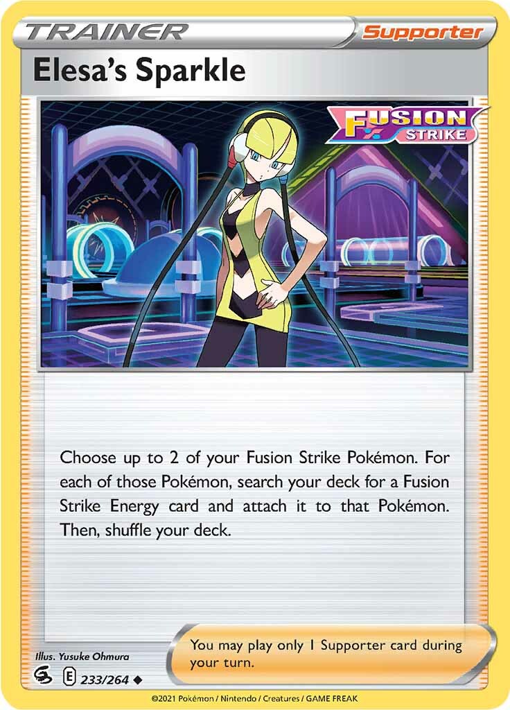 Elesa's Sparkle (233/264) [Sword & Shield: Fusion Strike] | Exor Games New Glasgow