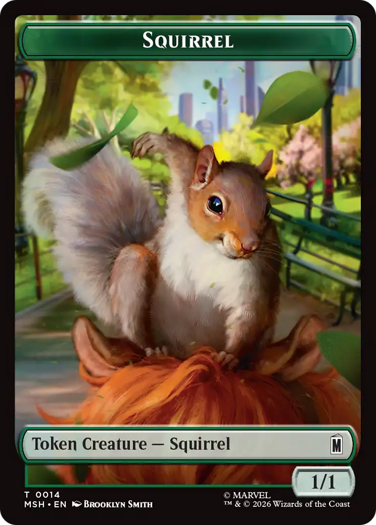 The Void // Squirrel Double-Sided Token [Marvel Super Heroes Tokens] | Exor Games New Glasgow