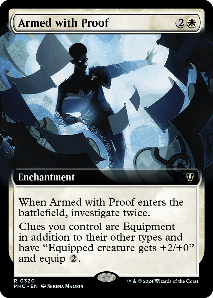 Armed with Proof (Extended Art) [Murders at Karlov Manor Commander] | Exor Games New Glasgow