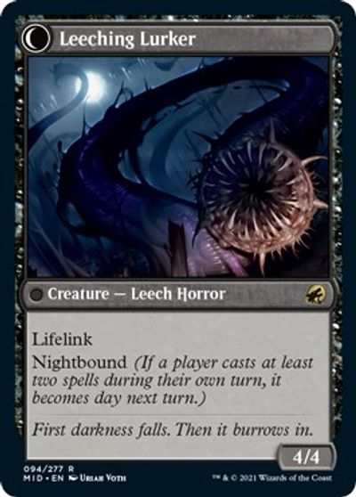 Curse of Leeches // Leeching Lurker [Innistrad: Midnight Hunt] | Exor Games New Glasgow