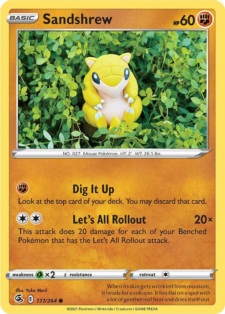Sandshrew (131/264) [Sword & Shield: Fusion Strike] | Exor Games New Glasgow