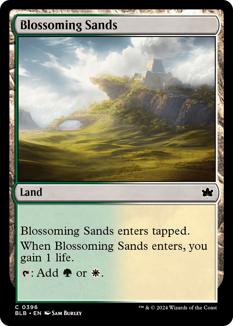 Blossoming Sands [Bloomburrow] | Exor Games New Glasgow