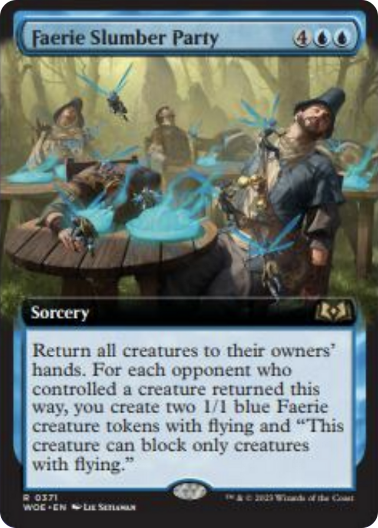 Faerie Slumber Party (Extended Art) [Wilds of Eldraine] | Exor Games New Glasgow