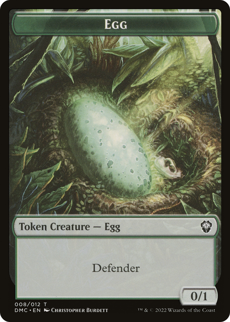 Treasure // Egg Double-Sided Token [Secret Lair Drop Series] | Exor Games New Glasgow