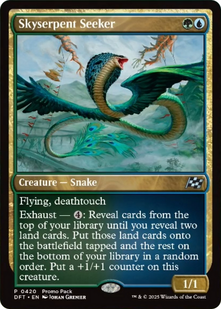 Skyserpent Seeker [Aetherdrift Promos] | Exor Games New Glasgow