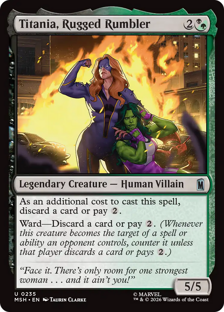 Titania, Rugged Rumbler [Marvel Super Heroes] | Exor Games New Glasgow
