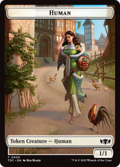 Human // Rat Double-Sided Token [Tarkir: Dragonstorm Commander Tokens] | Exor Games New Glasgow