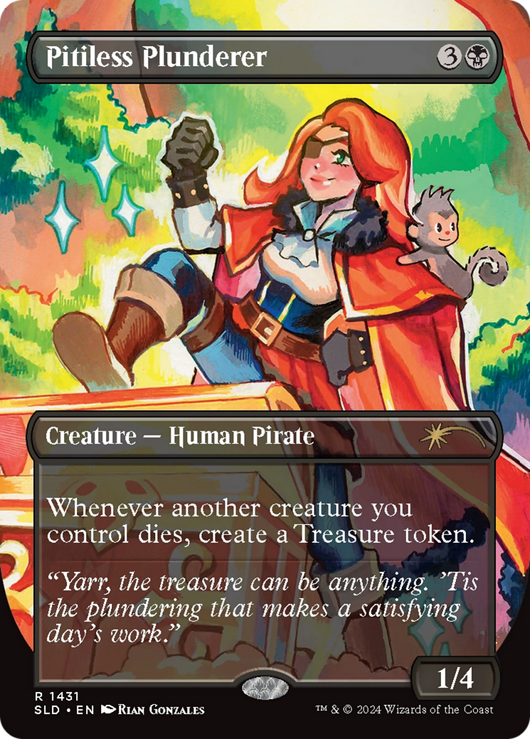 Pitiless Plunderer (Rainbow Foil) [Secret Lair Drop Series] | Exor Games New Glasgow