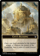 City's Blessing // Dragon Egg Double-Sided Token [Commander Masters Tokens] | Exor Games New Glasgow