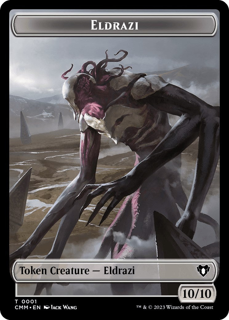 Eldrazi // Cat (0030) Double-Sided Token [Commander Masters Tokens] | Exor Games New Glasgow