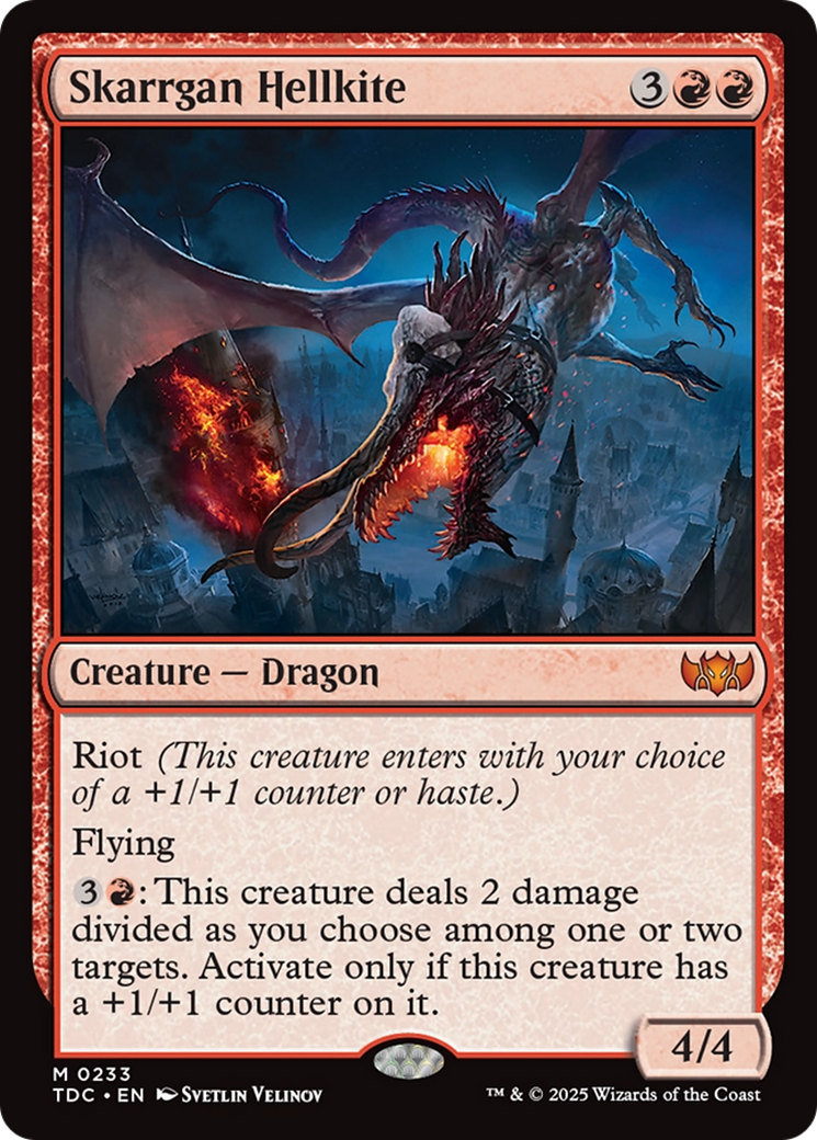 Skarrgan Hellkite [Tarkir: Dragonstorm Commander] | Exor Games New Glasgow