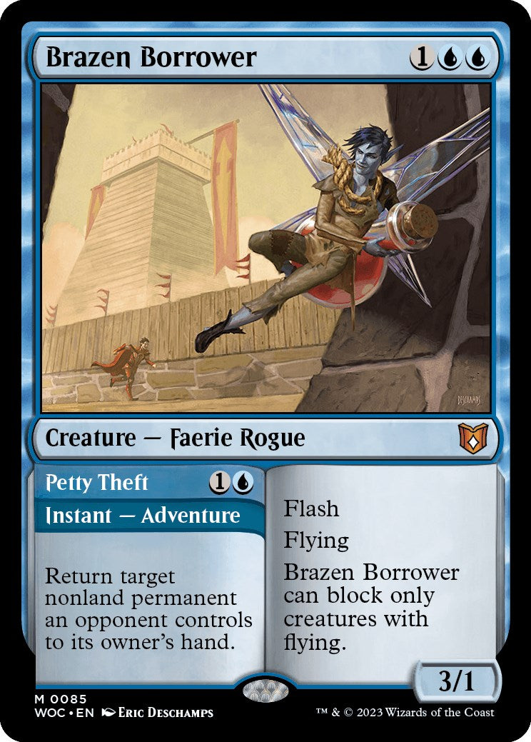 Brazen Borrower // Petty Theft [Wilds of Eldraine Commander] | Exor Games New Glasgow