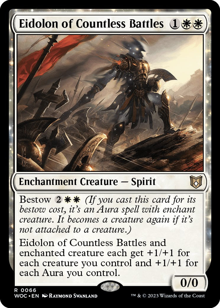 Eidolon of Countless Battles [Wilds of Eldraine Commander] | Exor Games New Glasgow