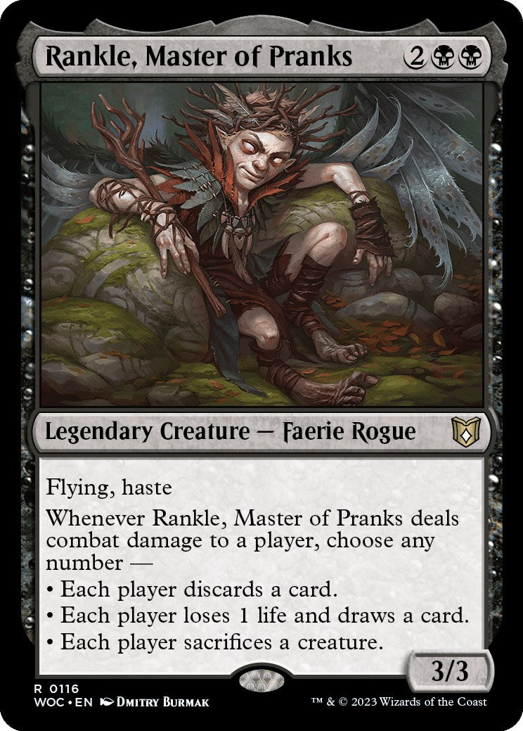 Rankle, Master of Pranks [Wilds of Eldraine Commander] | Exor Games New Glasgow