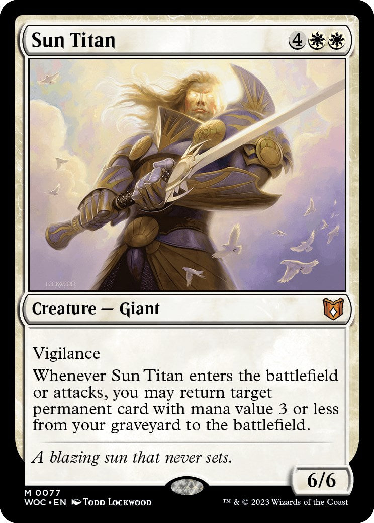 Sun Titan [Wilds of Eldraine Commander] | Exor Games New Glasgow