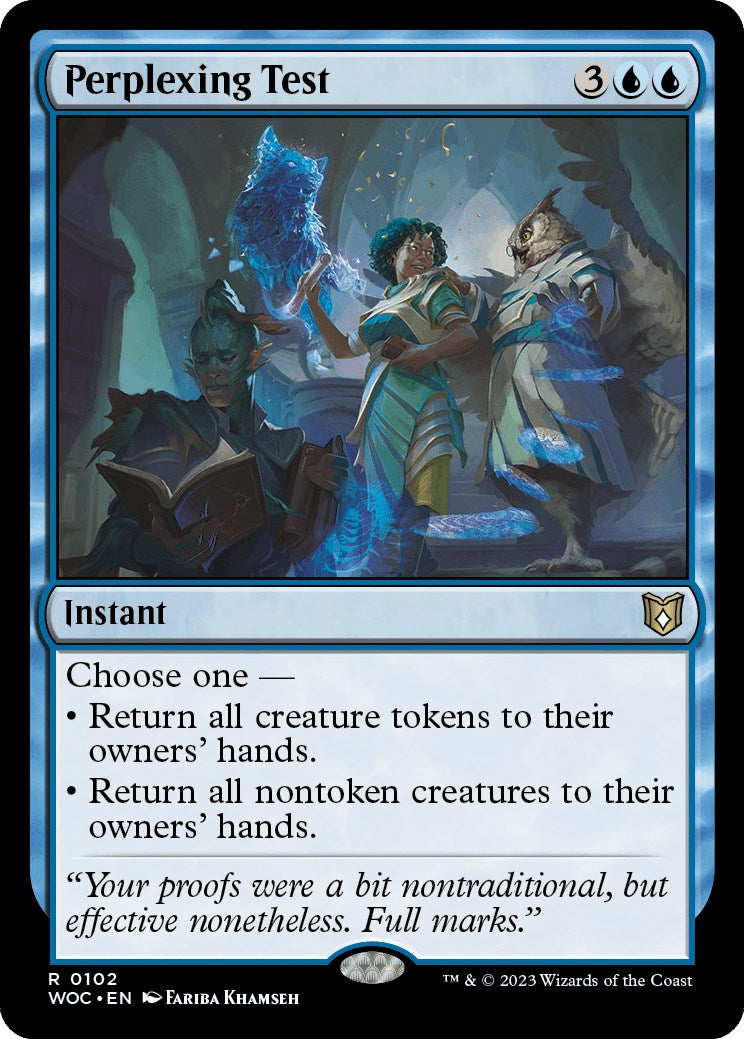 Perplexing Test [Wilds of Eldraine Commander] | Exor Games New Glasgow