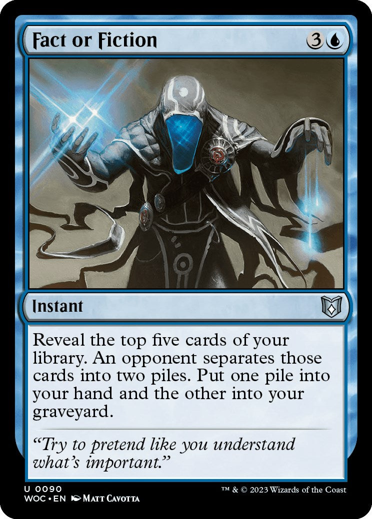 Fact or Fiction [Wilds of Eldraine Commander] | Exor Games New Glasgow