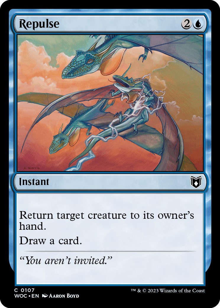 Repulse [Wilds of Eldraine Commander] | Exor Games New Glasgow