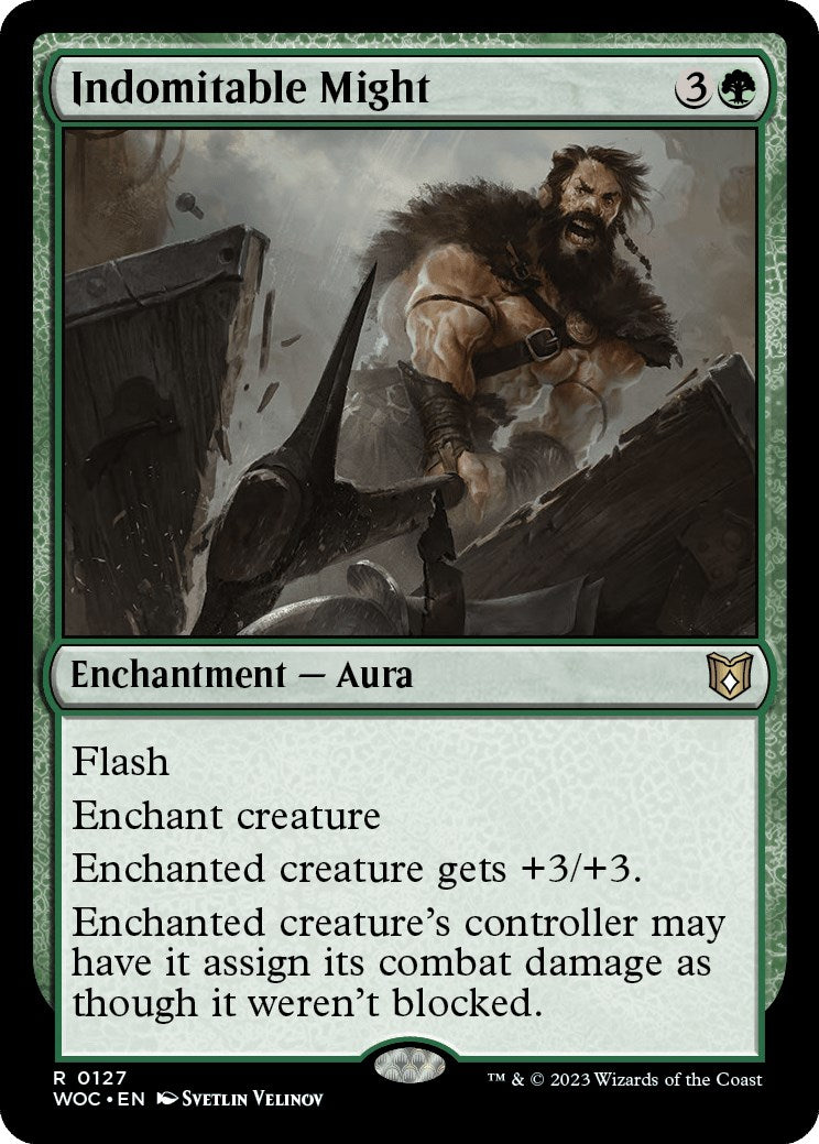 Indomitable Might [Wilds of Eldraine Commander] | Exor Games New Glasgow