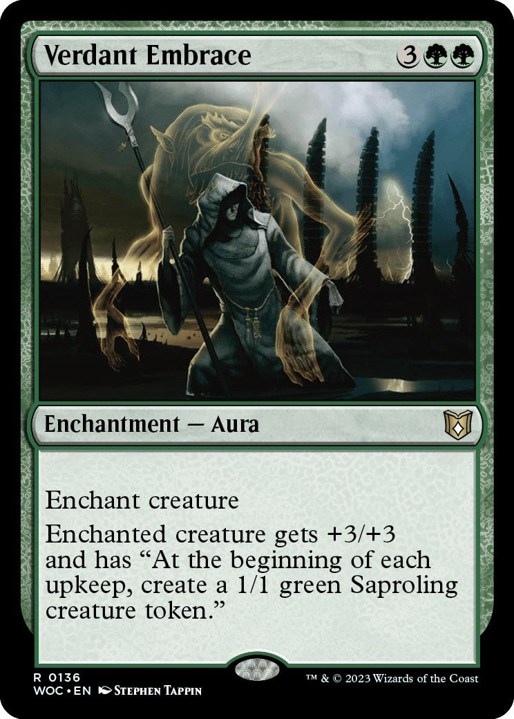 Verdant Embrace [Wilds of Eldraine Commander] | Exor Games New Glasgow