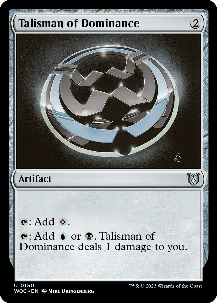 Talisman of Dominance [Wilds of Eldraine Commander] | Exor Games New Glasgow