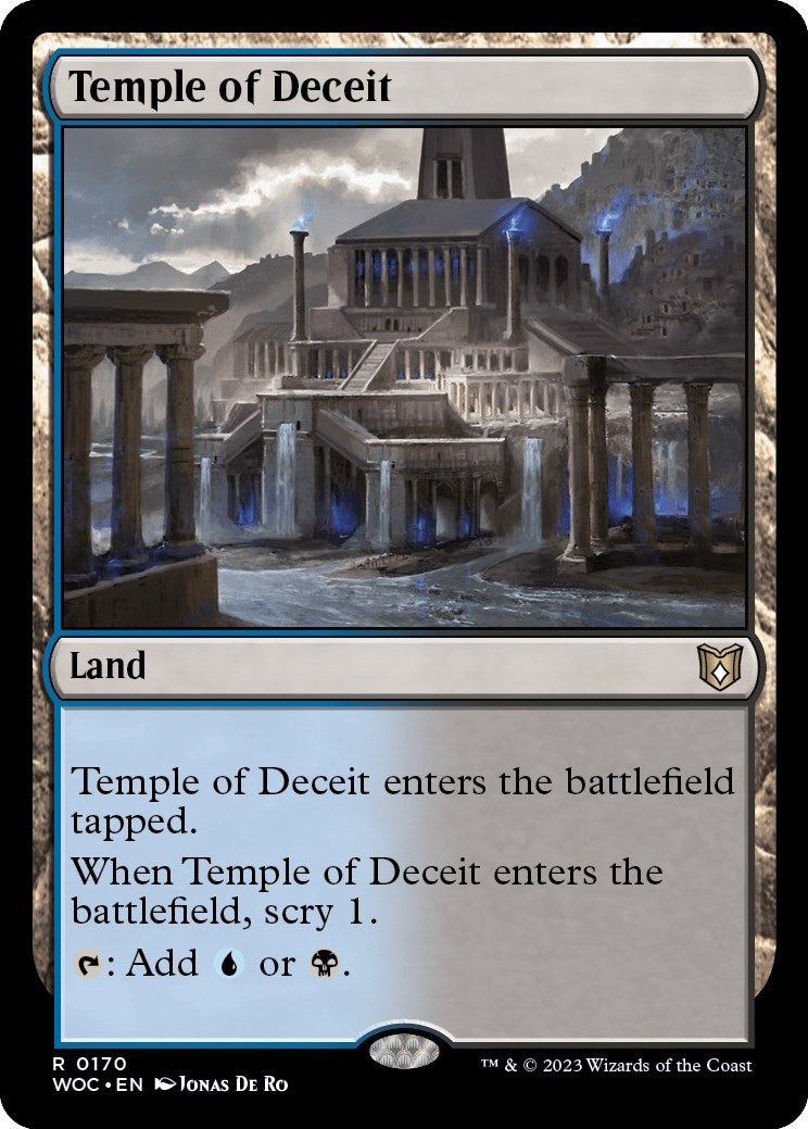 Temple of Deceit [Wilds of Eldraine Commander] | Exor Games New Glasgow