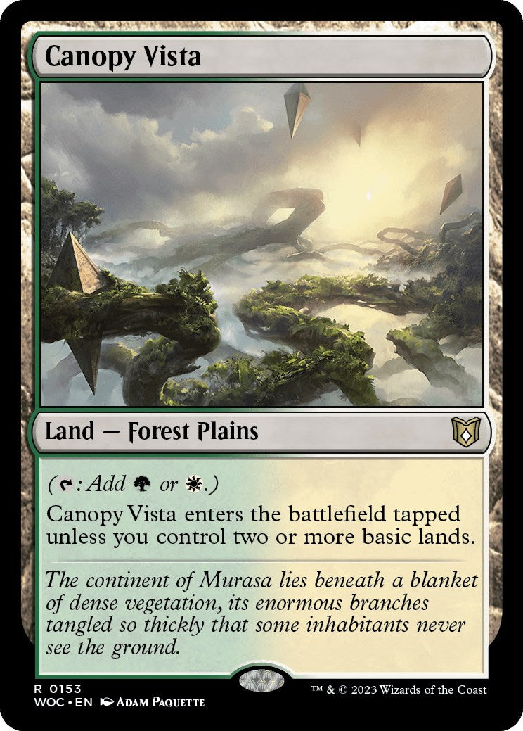 Canopy Vista [Wilds of Eldraine Commander] | Exor Games New Glasgow