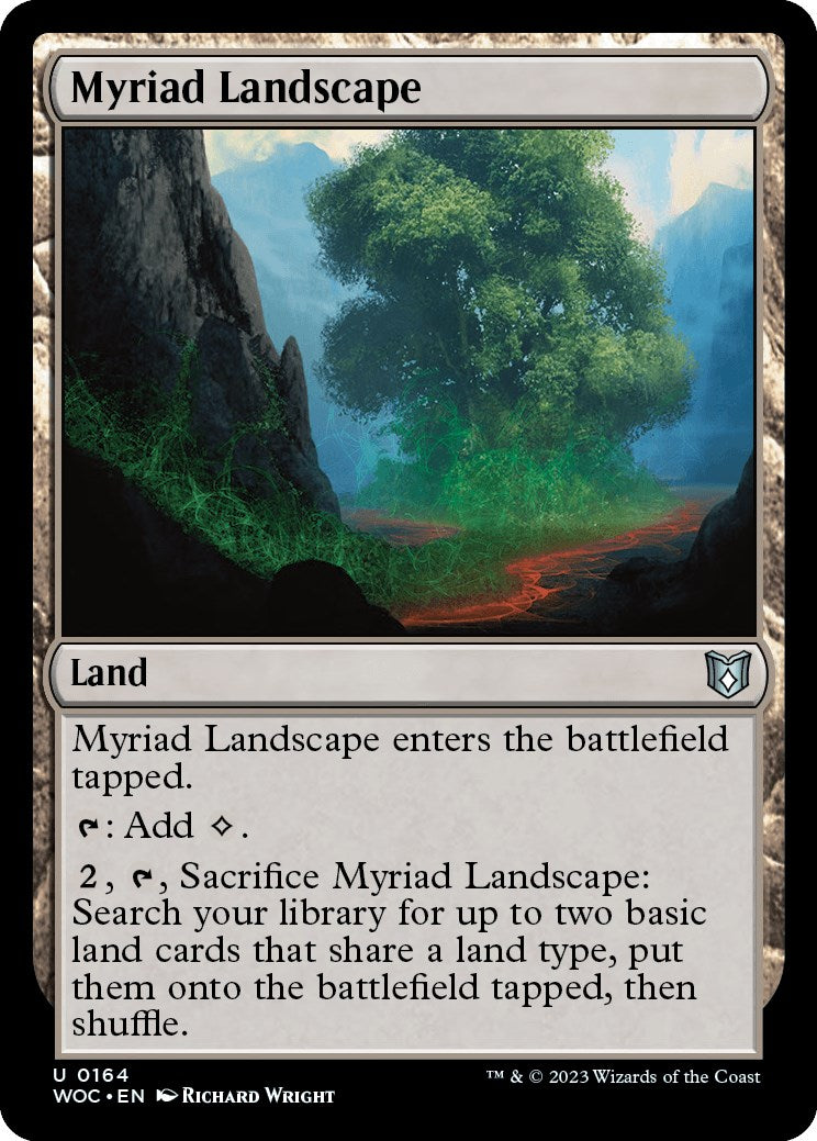 Myriad Landscape [Wilds of Eldraine Commander] | Exor Games New Glasgow