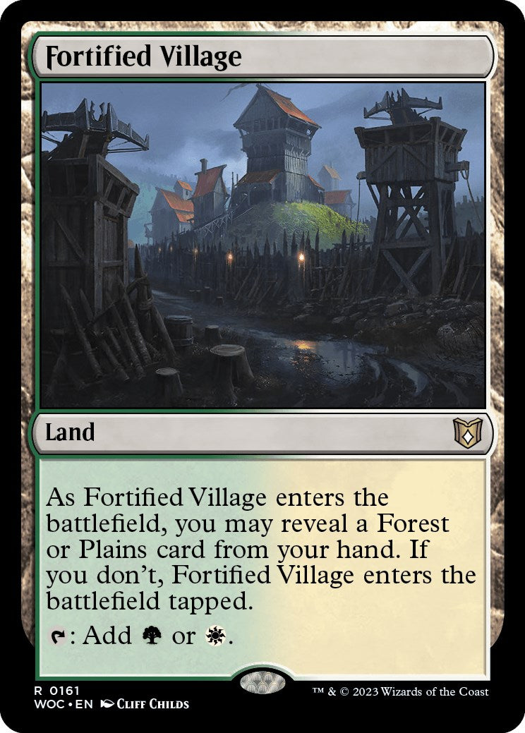 Fortified Village [Wilds of Eldraine Commander] | Exor Games New Glasgow