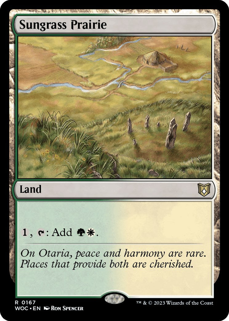 Sungrass Prairie [Wilds of Eldraine Commander] | Exor Games New Glasgow