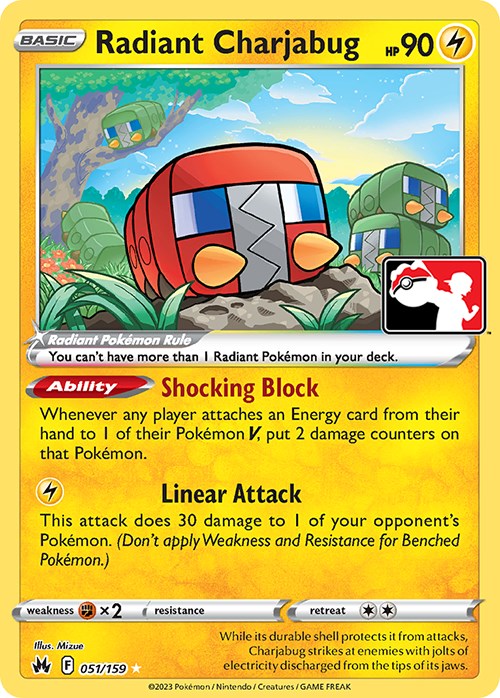 Radiant Charjabug (051/159) [Prize Pack Series Three] | Exor Games New Glasgow