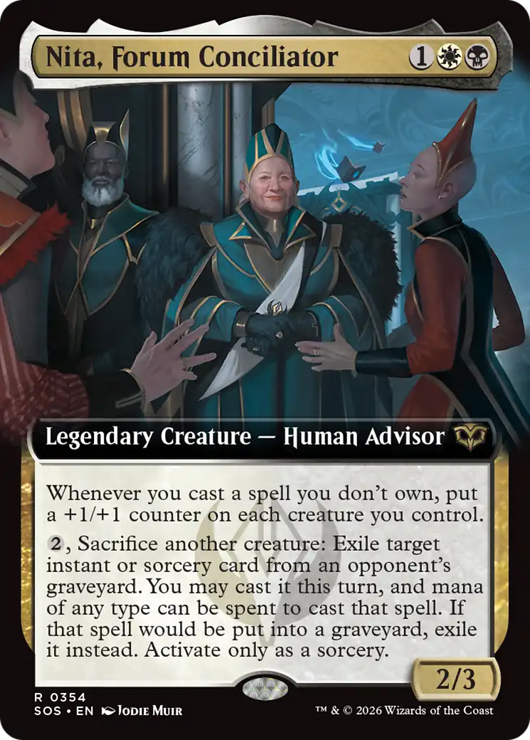 Nita, Forum Conciliator (Extended Art) [Secrets of Strixhaven] | Exor Games New Glasgow