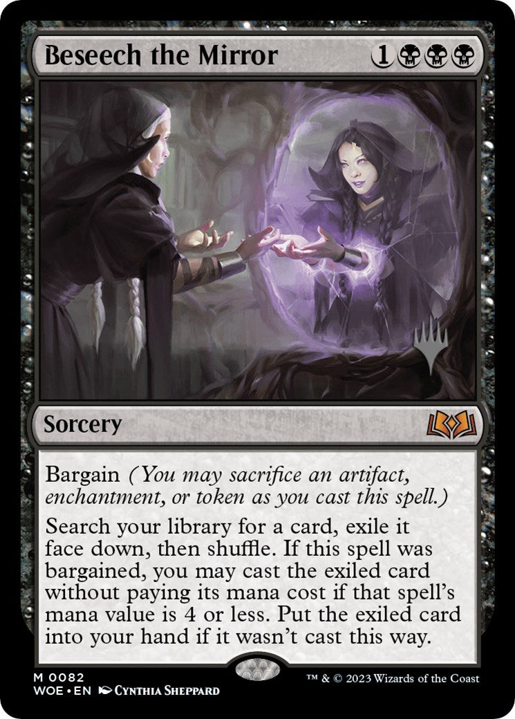 Beseech the Mirror (Promo Pack) [Wilds of Eldraine Promos] | Exor Games New Glasgow
