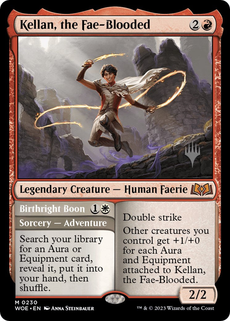 Kellan, the Fae-Blooded (Promo Pack) [Wilds of Eldraine Promos] | Exor Games New Glasgow