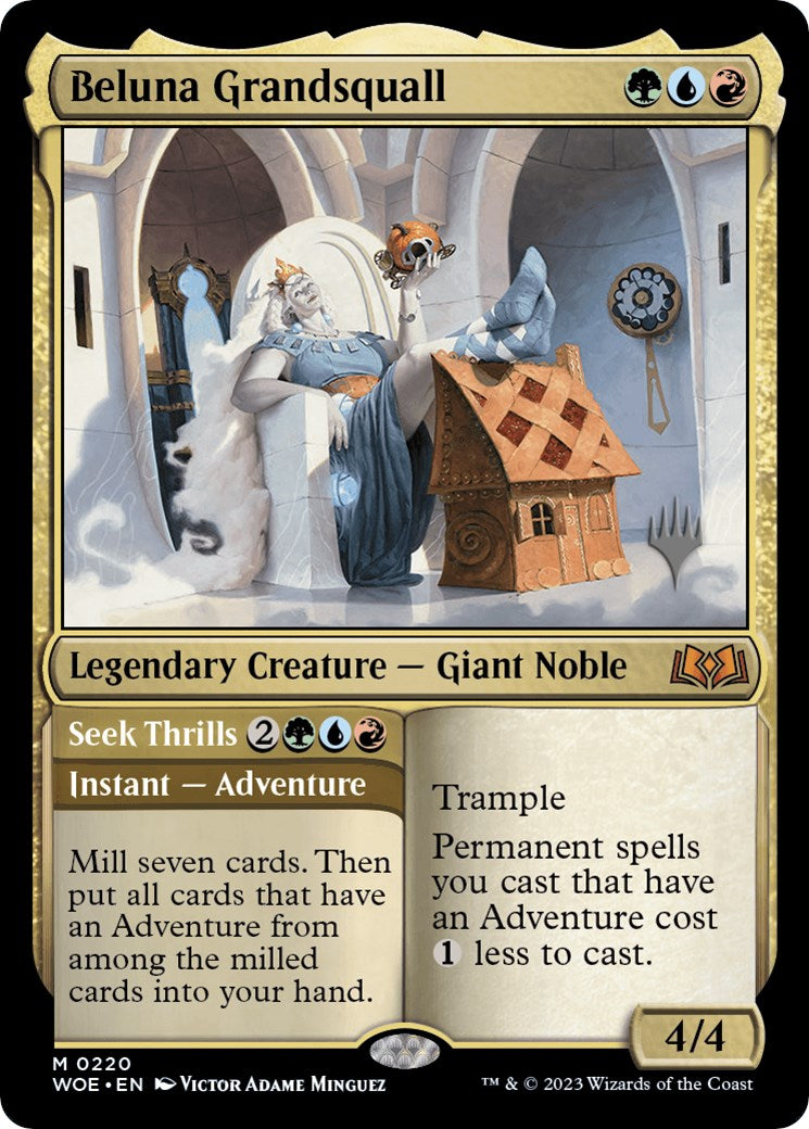 Beluna Grandsquall // Seek Thrills(Promo Pack) [Wilds of Eldraine Promos] | Exor Games New Glasgow