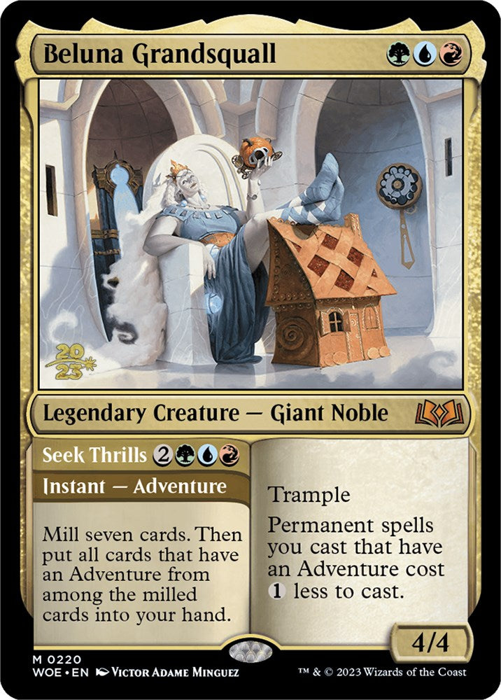 Beluna Grandsquall // Seek Thrills(Promo Pack) [Wilds of Eldraine Promos] | Exor Games New Glasgow