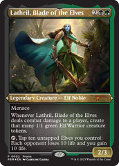 Lathril, Blade of the Elves (Foil Etched) [Media Promos] | Exor Games New Glasgow