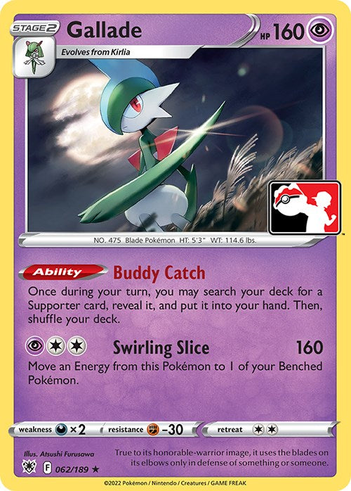 Gallade (062/189) [Prize Pack Series Three] | Exor Games New Glasgow