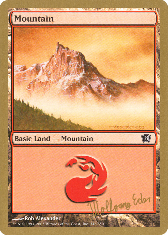 Mountain (we346) (Wolfgang Eder) [World Championship Decks 2003] | Exor Games New Glasgow