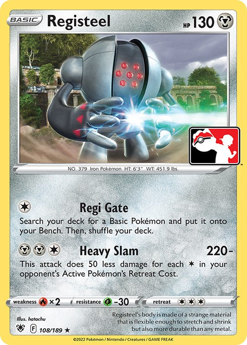 Registeel (108/189) [Prize Pack Series Three] | Exor Games New Glasgow