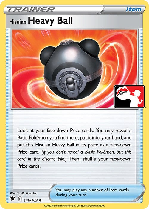 Hisuian Heavy Ball (146/189) [Prize Pack Series Three] | Exor Games New Glasgow